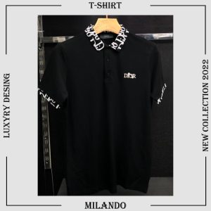 Men’s Polo Shirt 3D – Printed Christian Dior Logo 3D – MLD1073