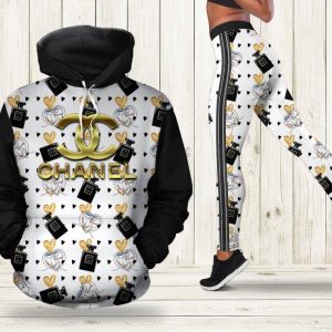 Chanel Perfume Hoodie Leggings Luxury Brand Clothing Clothes Outfit For Women HT