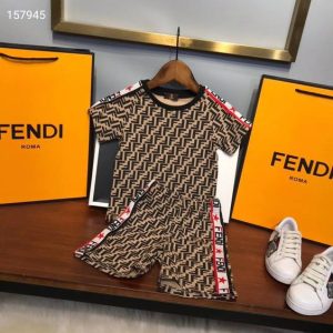 Kid Luxury Fendi Tracksuits DN26020607