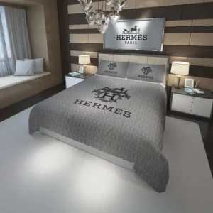 Grey Hermes Bedding Set