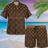 LV Brown Luxury Brand Fashion Hawaii Set For Men TH3200198