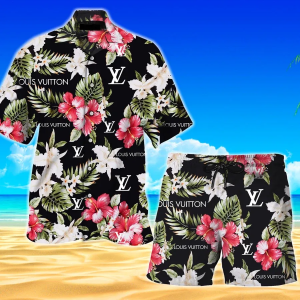 LV Flower Hawaii Set Luxury Brand Fashion For Men TH3200185