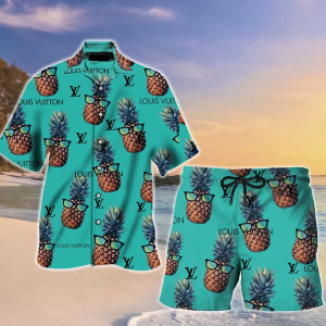LV Flamingo Premium Hawaii Set Luxury Brand Fashion For Men TH3200178
