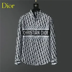 Limited Dior Long Sleeve Button Shirt for Men Hot 2025 LIDL1042