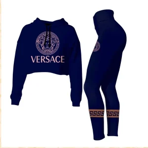 VS Croptop Hoodie Leggings For Women Luxury Brand Clothing Clothes Outfit - ULT03032025014