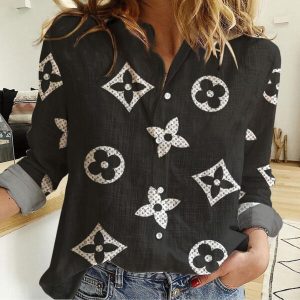 Premium Louis Vuitton Casual Shirt For Women DN9190708