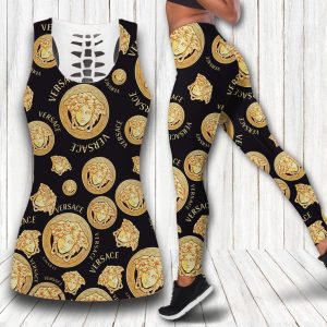 Gianni versace tank top leggings luxury brand clothing clothes outfit gym for women hot 2025-PM00218