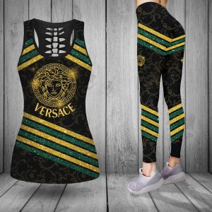 Gianni versace tank top leggings luxury clothing clothes outfit gym for women hot 2025-PM00244