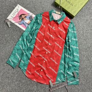 LIMITED 2025 Gucci LONG SLEEVE BUTTON SHIRT - DN30520