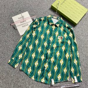 LIMITED 2025 Gucci LONG SLEEVE BUTTON SHIRT - DN30522