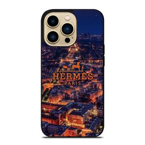 HERMES PARIS CITY LOGO iPhone Case Cover M2612025
