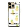 HERMES PARIS PINEAPPLE iPhone Case Cover M2612021