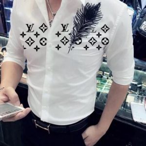 LIMITED 2025 LV LONG SLEEVE BUTTON SHIRT - LILL1023