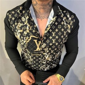 Louis Vuitton Luxury Long Sleeved Button Shirt -  DN6076104