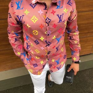 Louis Vuitton Luxury Long Sleeved Button Shirt -  DN6076108
