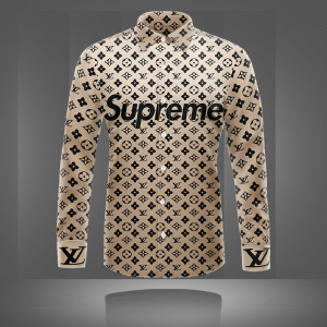 LIMITED 2025 LV LONG SLEEVE BUTTON SHIRT - LNT000091733