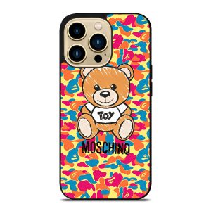 MOSCHINO X BAPE CAMO iPhone Case Cover M2312046