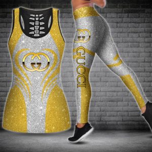 Gucci hublot tank top leggings luxury brand clothing clothes outfit gym for women hot 2025 - Max07639