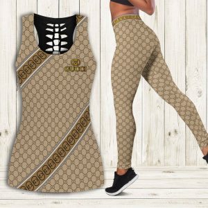 Gucci hublot tank top leggings luxury brand clothing clothes outfit gym for women hot 2025 - Max07645