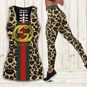 Gucci hublot tank top leggings luxury brand clothing clothes outfit gym for women hot 2025 - Max07648