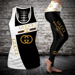 Gucci hublot tank top leggings luxury brand clothing clothes outfit gym for women hot 2025 - Max07650