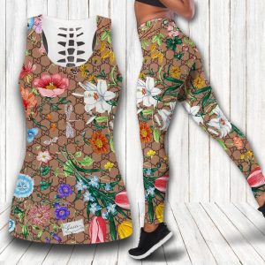Gucci hublot tank top leggings luxury brand clothing clothes outfit gym for women hot 2025 - Max07657
