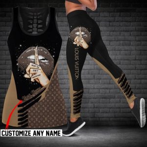 Louis Vuitton hublot tank top leggings luxury brand clothing clothes outfit gym for women hot 2025 - Max07670