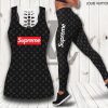 Louis Vuitton hublot tank top leggings luxury brand clothing clothes outfit gym for women hot 2025 - Max07673