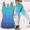 Louis Vuitton hublot tank top leggings luxury brand clothing clothes outfit gym for women hot 2025 - Max07676