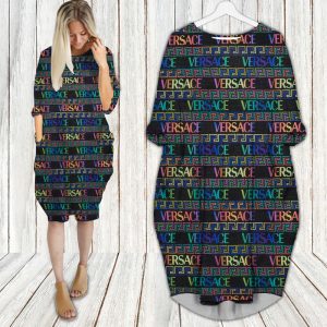 VS batwing pocket dress luxury brand clothing clothes outfit for women-Max08322