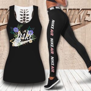 Nike flower tank top leggings sport clothing clothes outfit gym for women hot 2025-PM00277