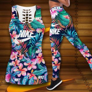 Nike tropical tank top leggings sport clothing clothes outfit gym for women hot 2025-PM00263