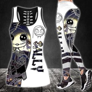 Sally jack skellington tank top leggings clothing clothes outfit gym for women hot 2025-PM00238