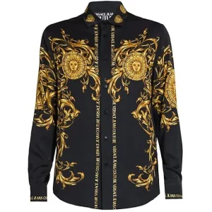 Limited Versa.ce Long Sleeve Button Shirt for Men Hot 2025 TH917