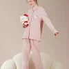 Sanrio Authorized Hello Kitty Print Cotton Pajama Set