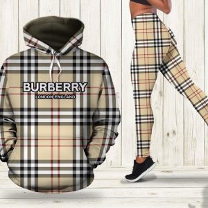 Burberry London England Hoodie Leggings Luxury Brand Clothing Clothes Outfit For Women HT