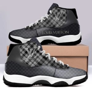 Louis vutton Gold Air Jordan 11 Sneakers Shoes Hot 2025 Gifts For Men Women PEA1028