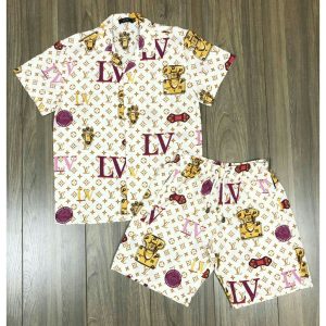 Louis Vuitton Combo Hawaii Shirt, Shorts Hot Trend 2025 - DN9180507