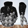 Louis Vuitton Black Hoodie Leggings Luxury Brand LV Clothing Clothes Outfit For Women HT
