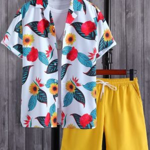 Combo Hawaii Shirt, Shorts Hot Trend 2025 - DN9070508