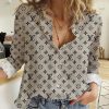 Premium LV Monogram Shirt I4 – LMH2607