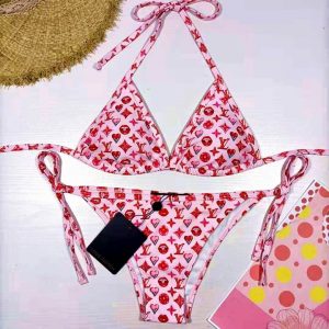 LV Pink Bikini 2 Pc Set Max09291