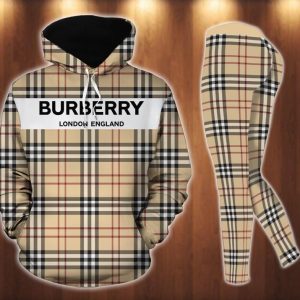 Burberry hoodie leggings luxury brand clothing clothes outfit for women 133 hcst 68 Hoodie Leggings Set-PM00317