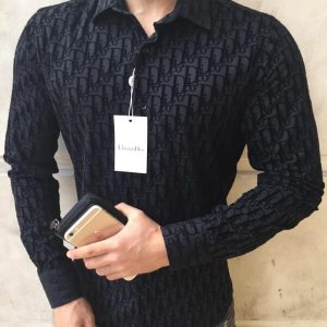 Limited Dior Long Sleeve Button Shirt for Men Hot 2025 LIDL1010
