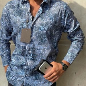 Limited Dior Long Sleeve Button Shirt for Men Hot 2025 LIDL1025