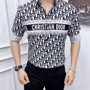 Limited Dior Long Sleeve Button Shirt for Men Hot 2025 LIDL1037