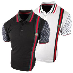 (Black & White) New 2025 - Gucci Polo Shirt For Men - B9G-PO- DN29709