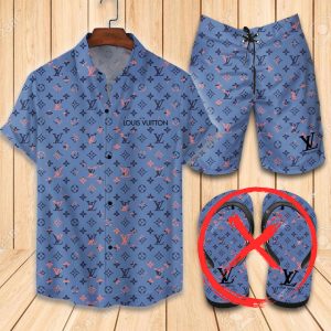 Louis Vuitton Combo Hawaii Shirt, Shorts Hot Trend 2025 - DN9180220