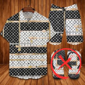 Louis Vuitton Combo Hawaii Shirt, Shorts Hot Trend 2025 - DN9180234