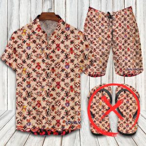 Louis Vuitton Combo Hawaii Shirt, Shorts Hot Trend 2025 - DN9180238